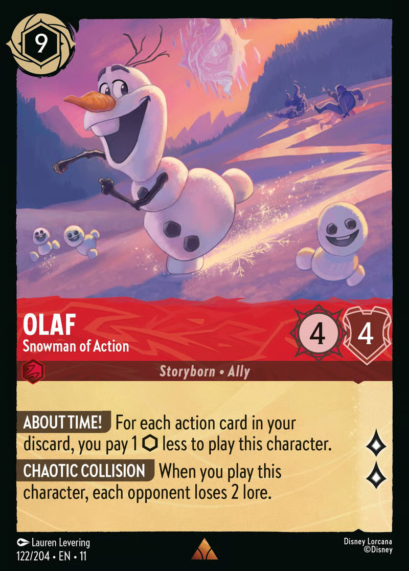Olaf - Snowman of Action - Winterspell 122/204