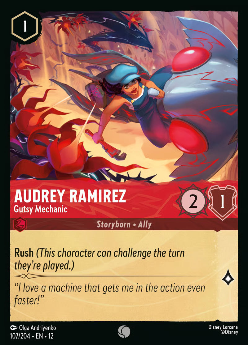 Audrey Ramirez - Gutsy Mechanic - Wilds Unknown 107/204