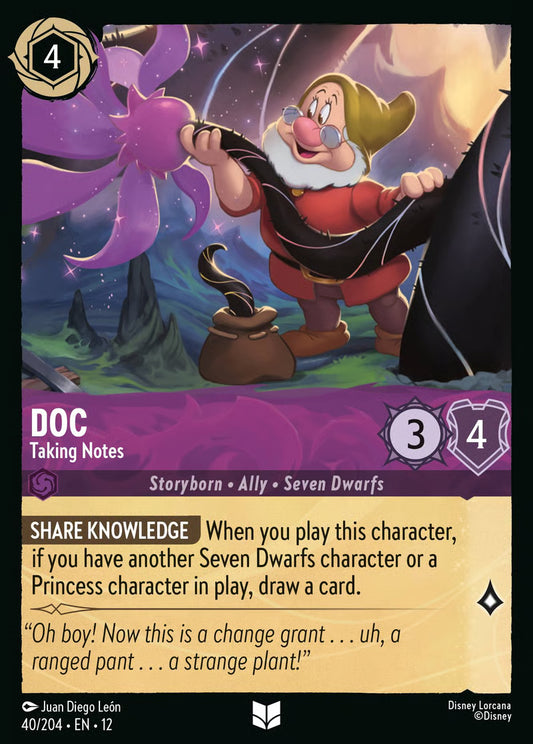 Doc - Taking Notes - Wilds Unknown 40/204
