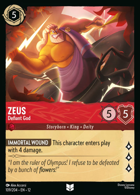 Zeus - Defiant God - Wilds Unknown 109/204