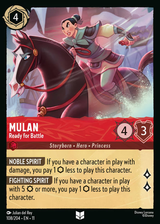 Mulan - Ready for Battle - Winterspell 108/204