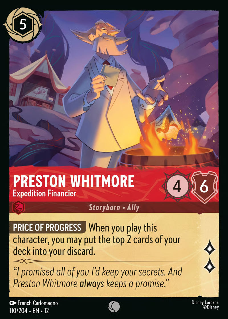 Preston Whitmore - Expedition Financier - Wilds Unknown 110/204