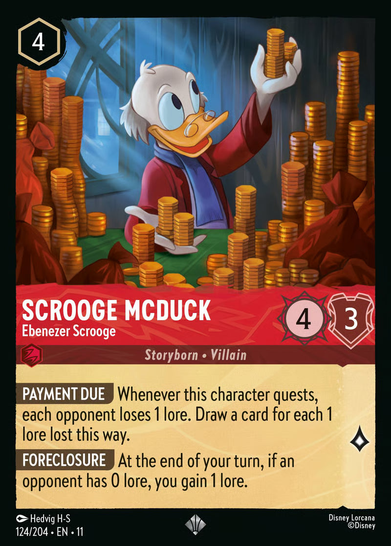 Scrooge McDuck - Ebenezer Scrooge - Winterspell 124/204