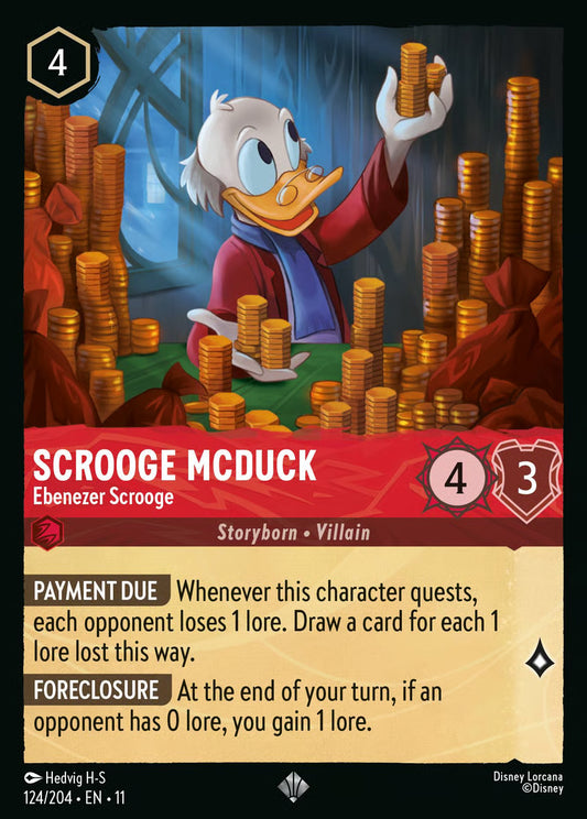 Scrooge McDuck - Ebenezer Scrooge - Winterspell 124/204