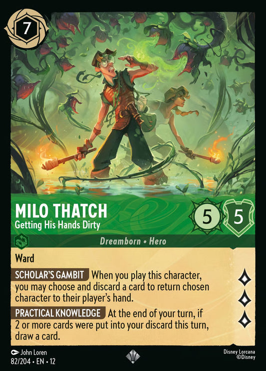 Milo Thatch - Getting His Hands Dirty - Wilds Unknown 82/204