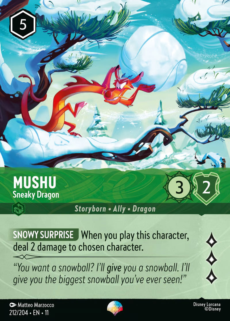 Mushu - Sneaky Dragon - Winterspell 212