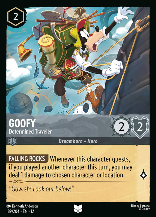 Goofy - Determined Traveler - Wilds Unknown 189/204