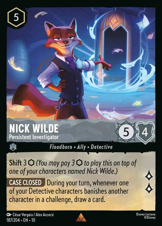 Nick Wilde - Persistent Investigator 187/204 (Whispers In The Well)