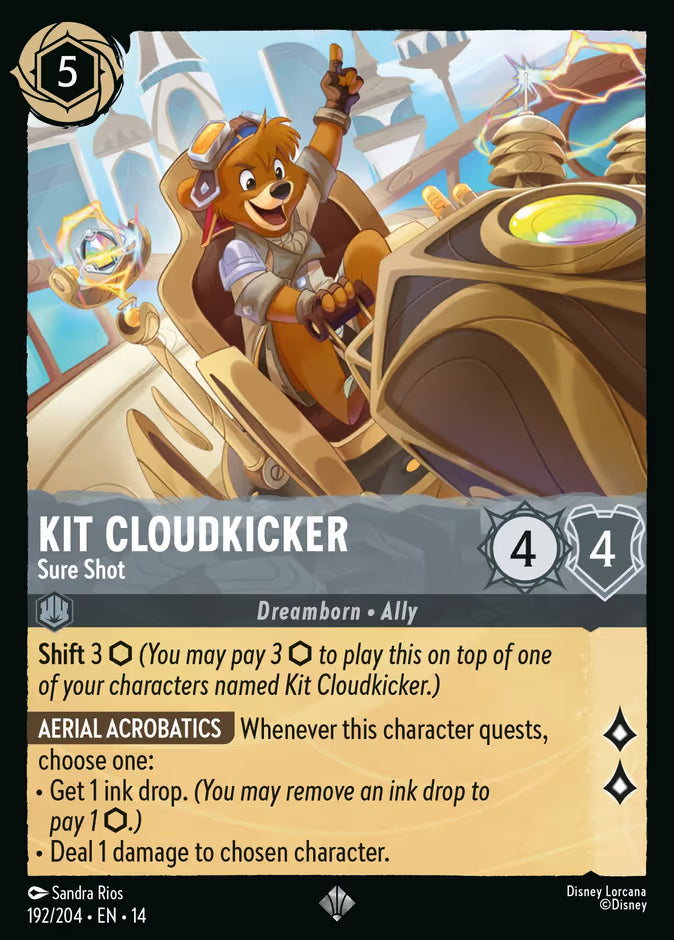 Kit Cloudkicker - Sure Shot - 192/204 - Super Rare (Hyperia City)