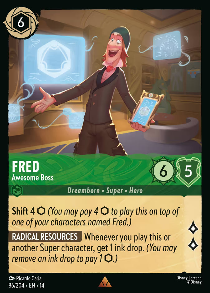 Fred - Awesome Boss - 86/204 - Rare (Hyperia City)