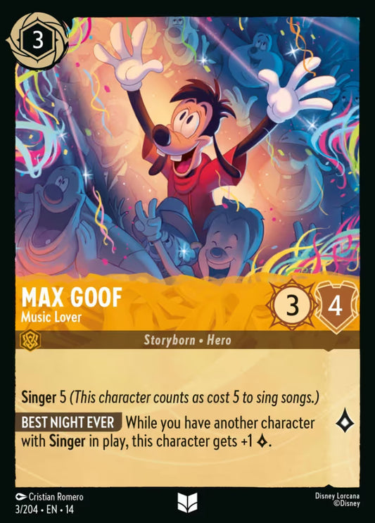 Max Goof - Music Lover - 3/204 - Uncommon (Hyperia City)