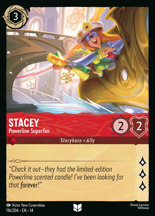 Stacey - Powerline Superfan - 116/204 - Uncommon (Hyperia City)