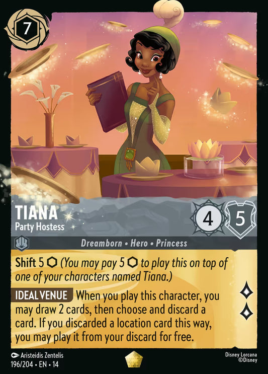 Tiana - Party Hostess - 196/204 - Legendary (Hyperia City)