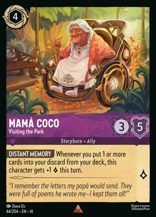 Mamá Coco - Visiting the Park - 44/204 - Rare (Hyperia City)