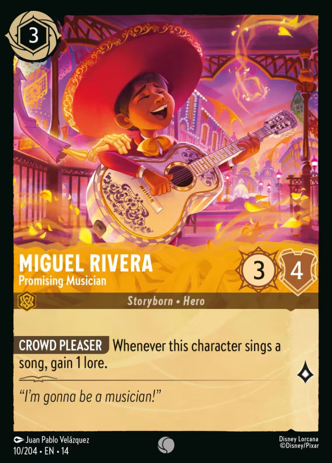 Miguel Rivera - Promising Musician - 10/204 - Common (Hyperia City)
