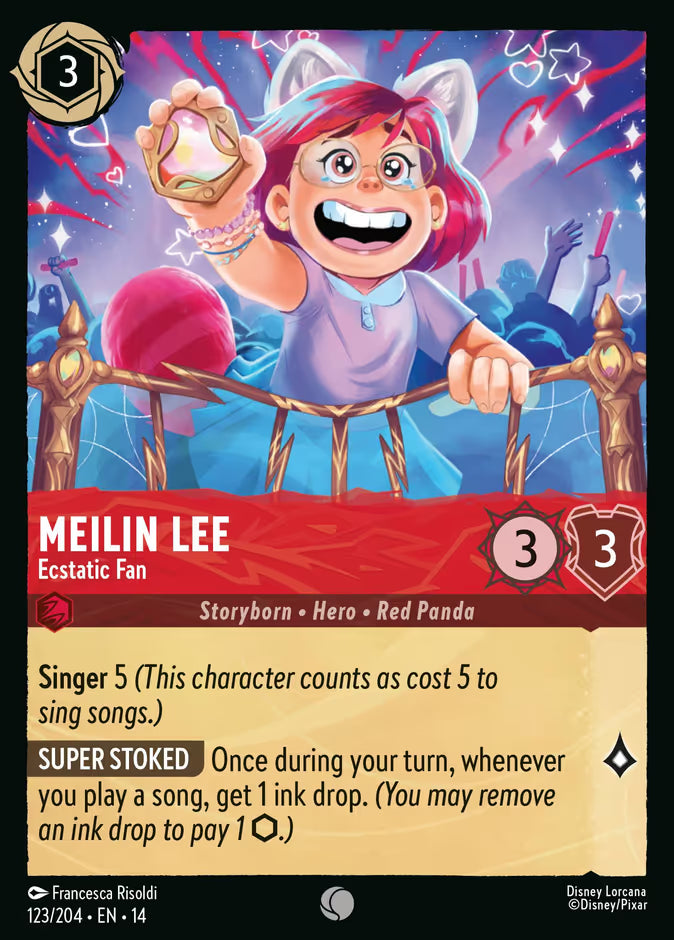 Meilin Lee - Ecstatic Fan - 123/204 - Common (Hyperia City)