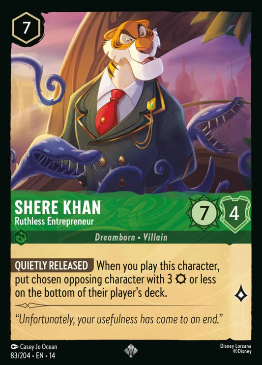 Shere Khan - Ruthless Entrepreneur - 83/204 - Super Rare (Hyperia City)