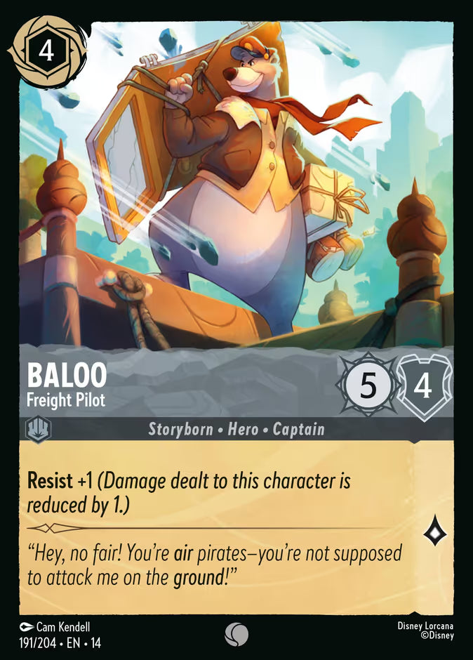 Baloo - Freight Pilot - 191/204 - Common (Hyperia City)