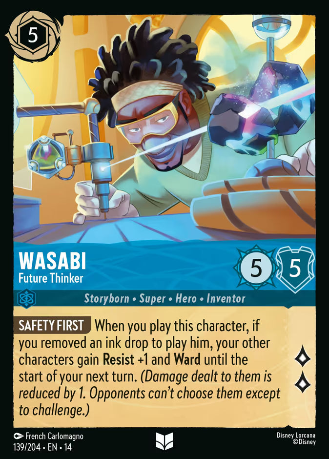 Wasabi - Future Thinker - 139/204 - Uncommon (Hyperia City)