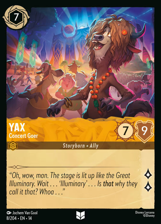 Yax - Concert Goer - 8/204 - Uncommon (Hyperia City)