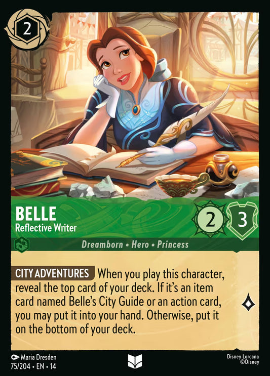 Belle - Reflective Writer - 75/204 - Uncommon (Hyperia City)