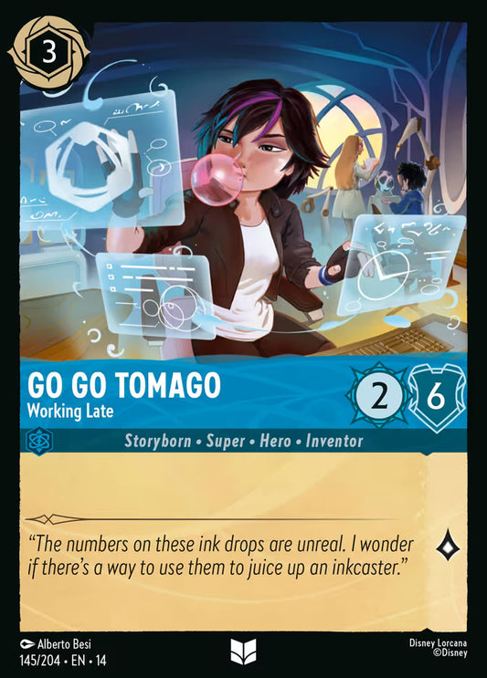 Go Go Tomago - Working Late - 145/204 - Uncommon (Hyperia City)