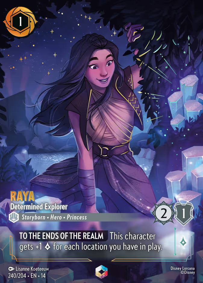 Raya - Determined Explorer - 240 - Enchanted Foil (Hyperia City)