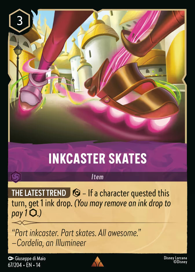 Inkcaster Skates - 67/204 - Rare (Hyperia City)