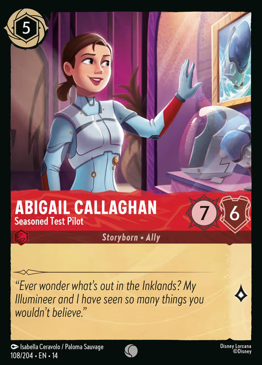 Abigail Callaghan - Seasoned Test Pilot - 108/204 - Common (Hyperia City)