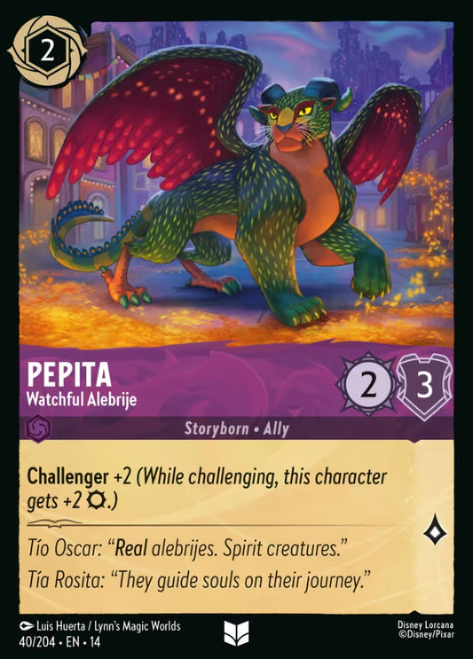 Pepita - Watchful Alebrije - 40/204 - Uncommon (Hyperia City)
