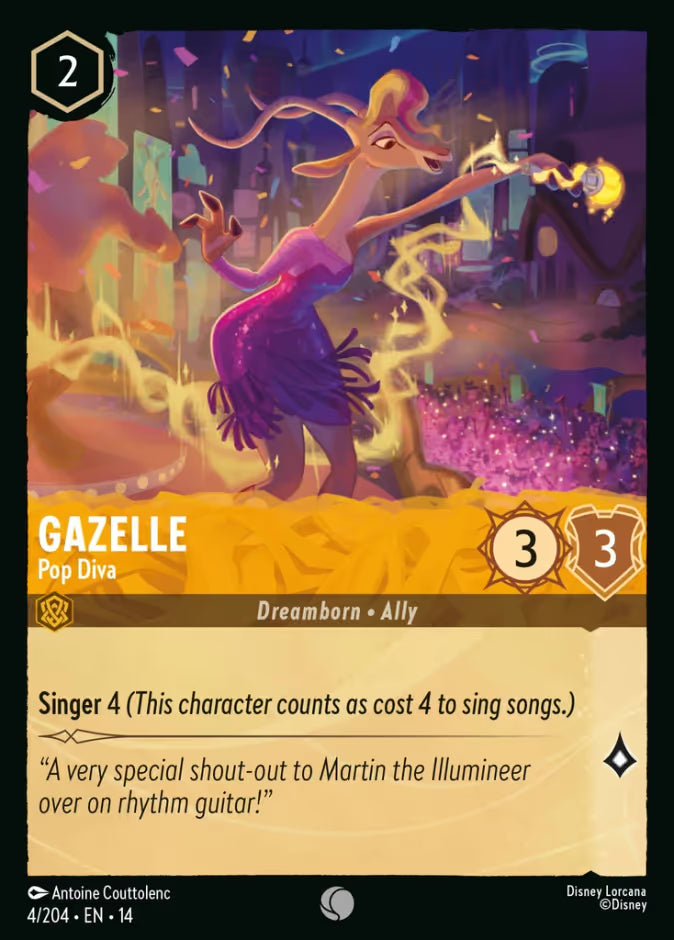 Gazelle - Pop Diva - 4/204 - Common (Hyperia City)