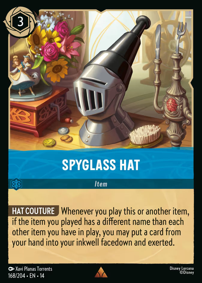 Spyglass Hat - 168/204 - Rare (Hyperia City)