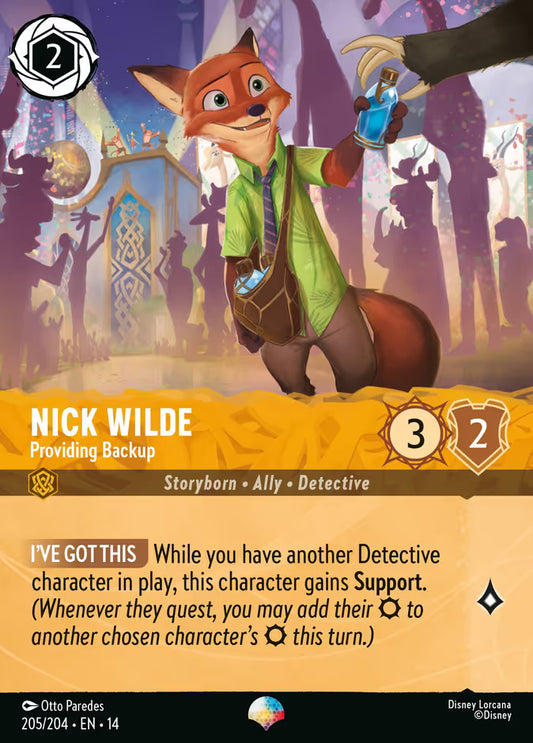 Nick Wilde - Providing Backup - 205 - Epic Foil (Hyperia City)