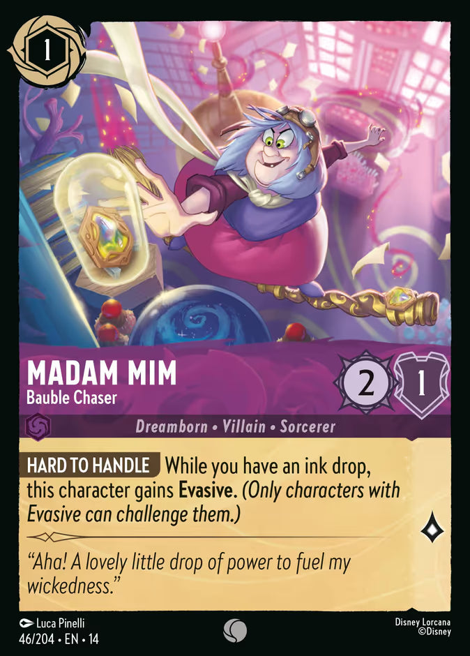 Madam Mim - Bauble Chaser - 46/204 - Common (Hyperia City)