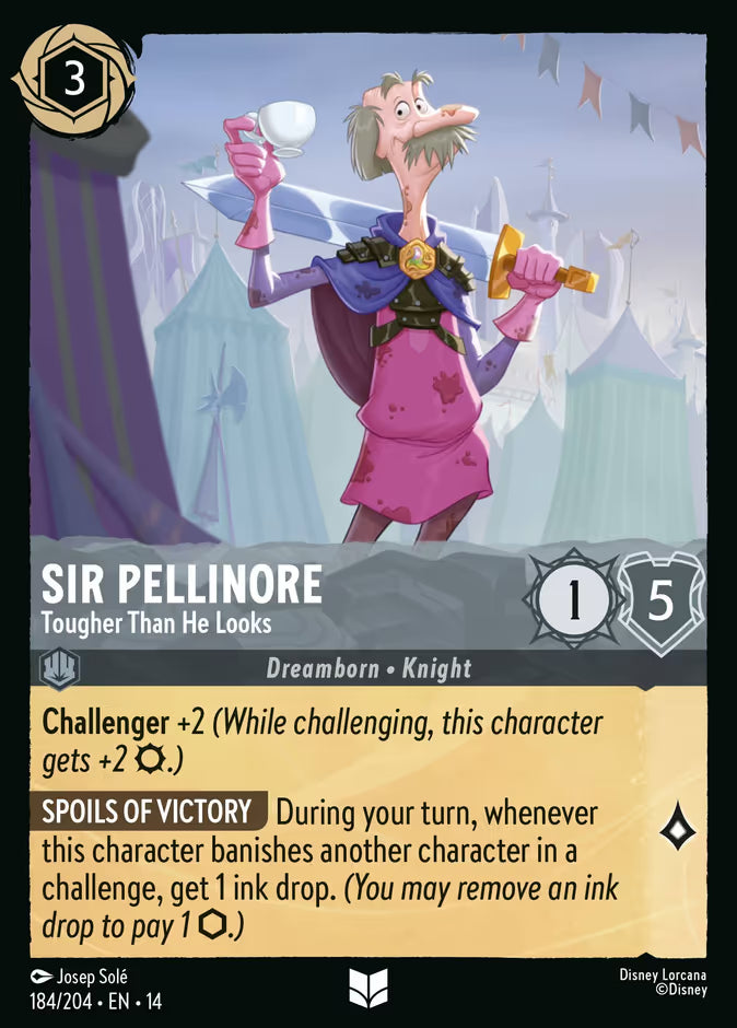 Sir Pellinore - Tougher Than He Looks - 184/204 - Uncommon (Hyperia City)