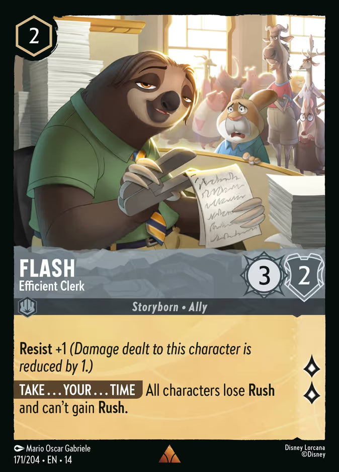 Flash - Efficient Clerk - 171/204 - Rare (Hyperia City)