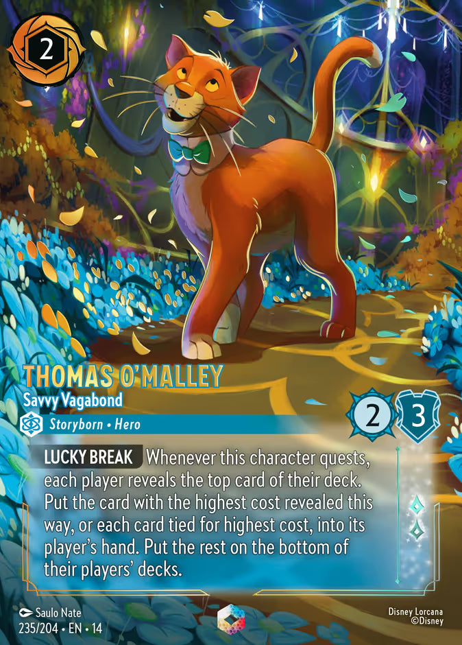 Thomas O'Malley - Savvy Vagabond - 235 - Enchanted Foil (Hyperia City)