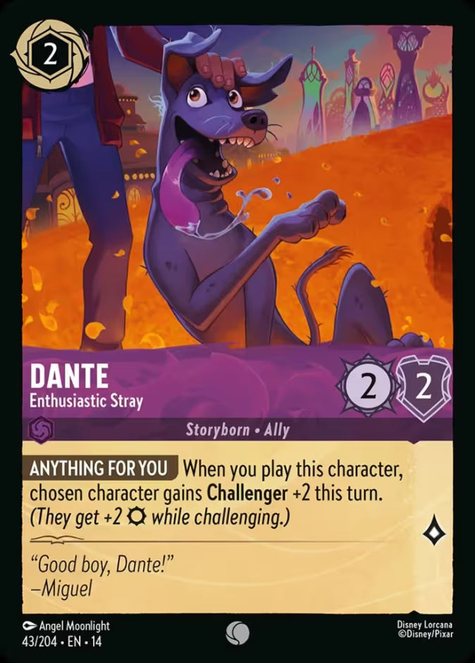 Dante - Enthusiastic Stray - 43/204 - Common (Hyperia City)