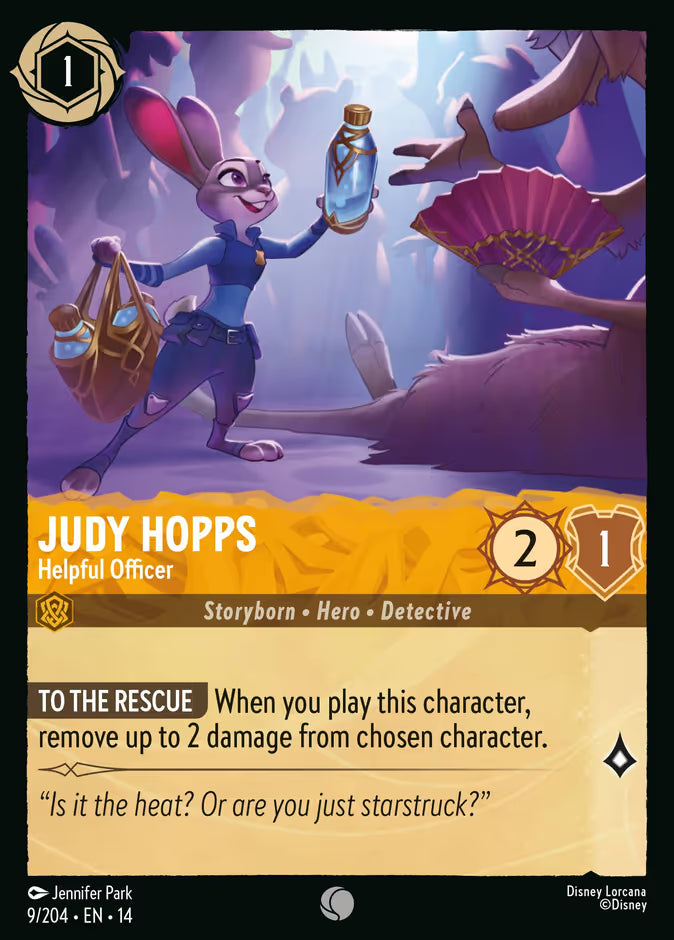 Judy Hopps - Helpful Officer - 9/204 - Common (Hyperia City)