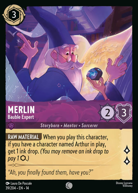 Merlin - Bauble Expert - 39/204 - Common (Hyperia City)