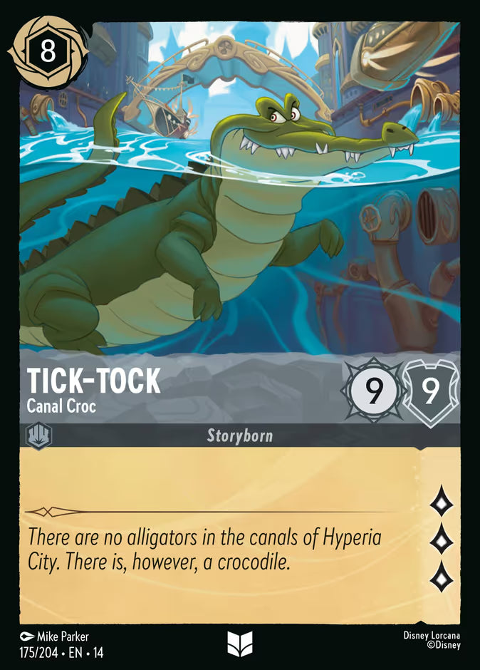 Tick-Tock - Canal Croc - 175/204 - Uncommon (Hyperia City)
