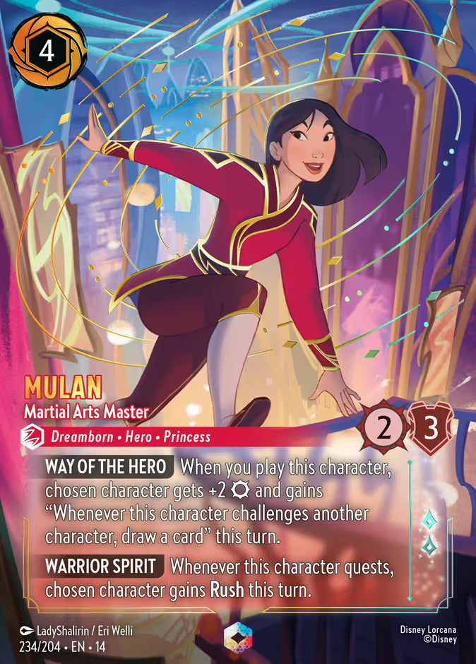 Mulan - Martial Arts Master - 234 - Enchanted Foil (Hyperia City)