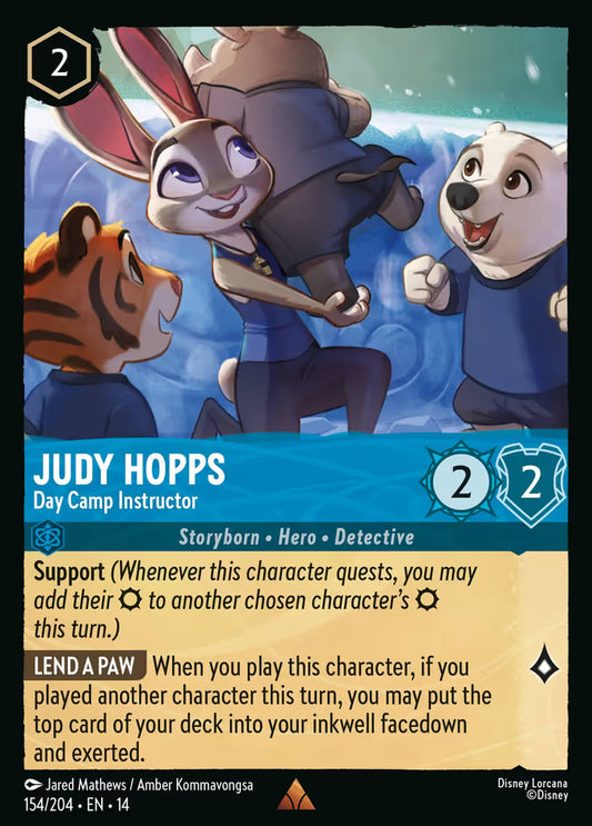 Judy Hopps - Day Camp Instructor - 154/204 - Rare (Hyperia City)