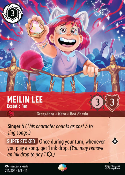 Meilin Lee - Ecstatic Fan - 214 - Epic Foil (Hyperia City)