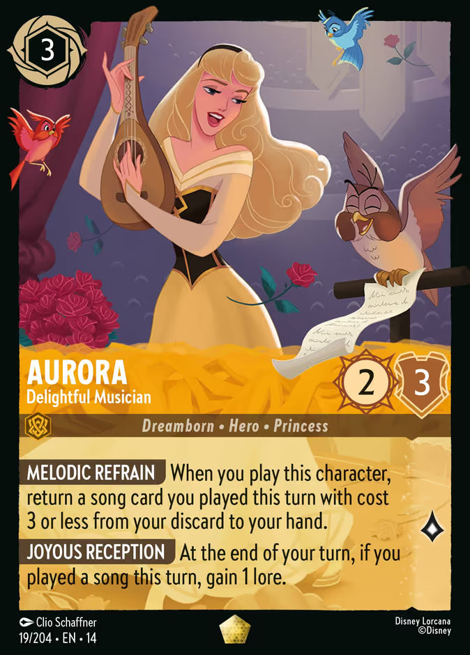 Aurora - Delightful Musician - 19/204 - Legendary (Hyperia City)