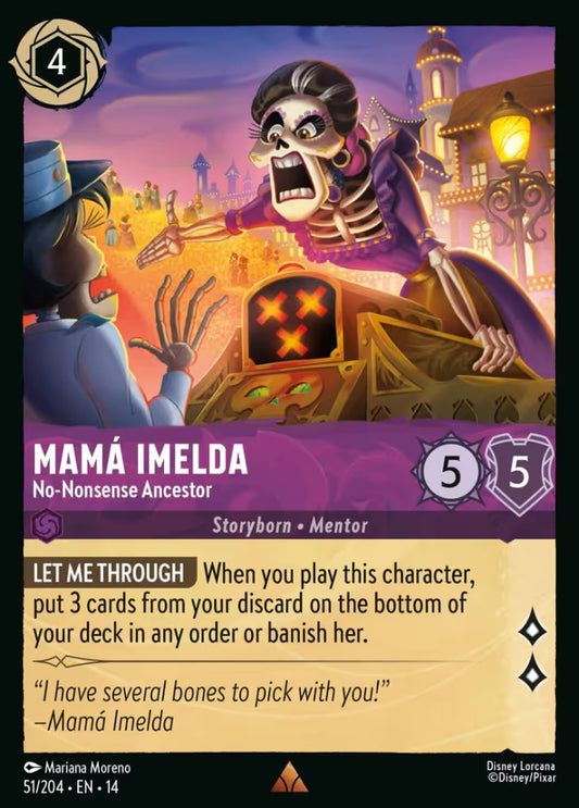 Mama Imelda - No-Nonsense Ancestor - 51/204 - Rare (Hyperia City)