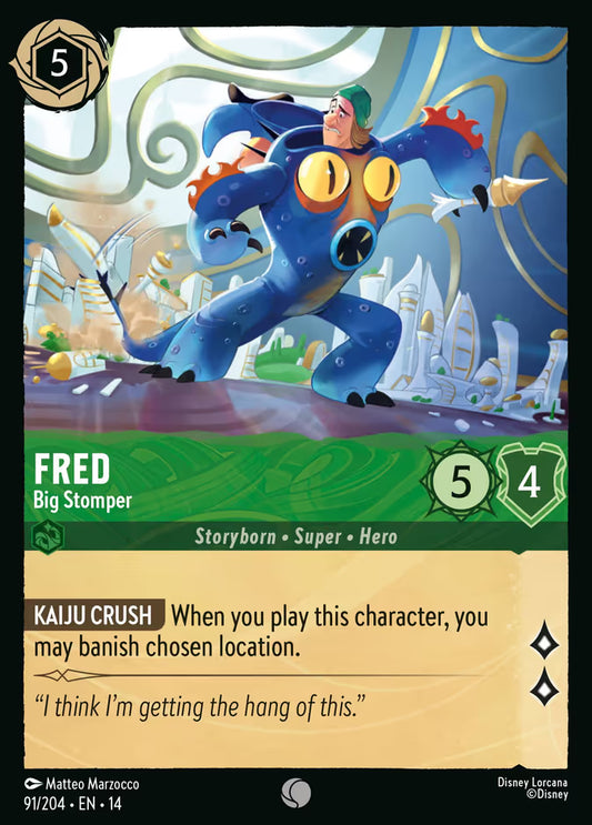 Fred - Big Stomper - 91/204 - Common (Hyperia City)