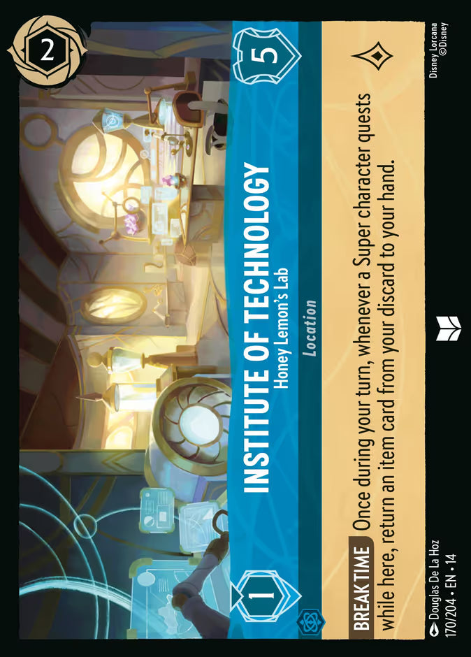 Institute of Technology - Honey Lemon's Lab - 170/204 - Uncommon (Hyperia City)