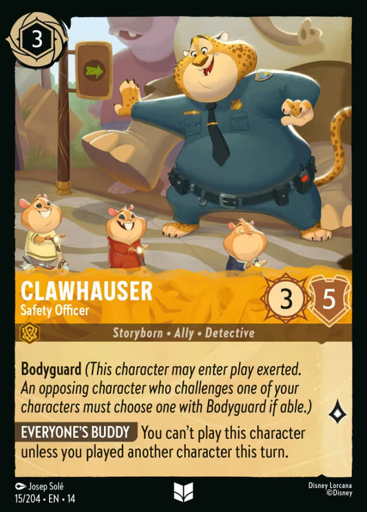 Clawhauser - Safety Officer - 15/204 - Uncommon (Hyperia City)