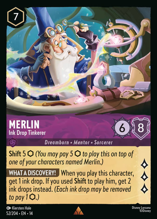 Merlin - Ink Drop Tinkerer - 52/204 - Rare (Hyperia City)